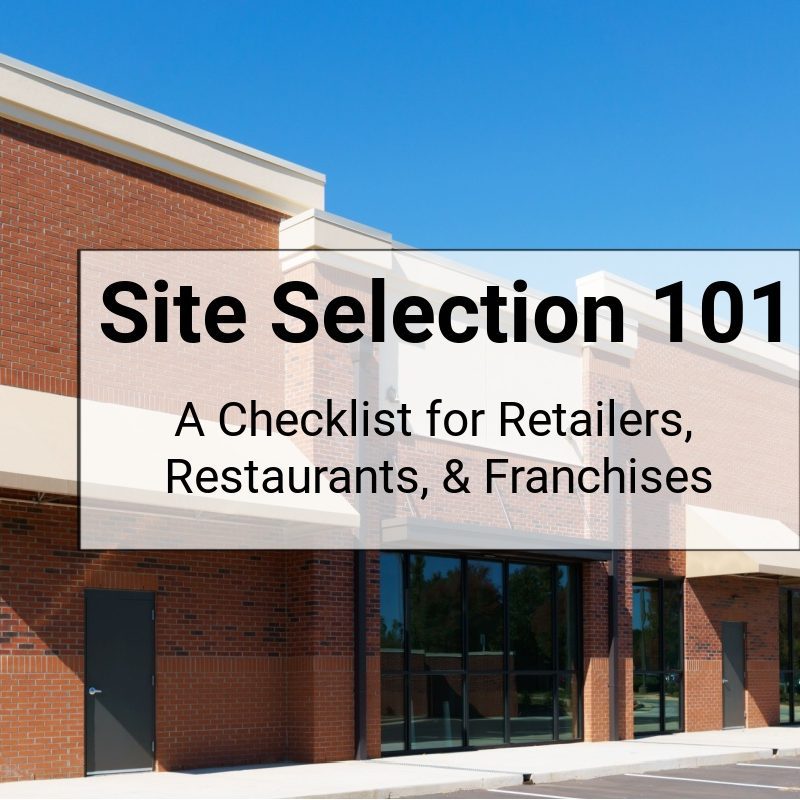 Site Selection 101 checklist